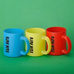 Чашка для сублімації Sublime флуоресцентна з логотипом скло 330 мл